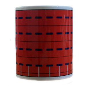 Mug printed with Ao Naga Women motif design
